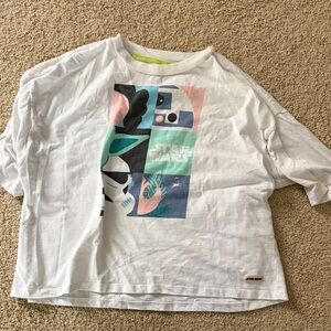Star Wars White Graphic Crop Top
